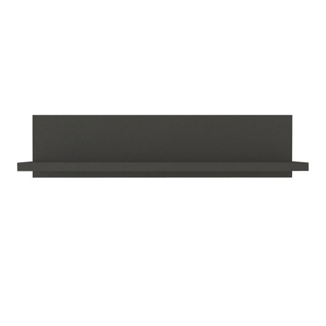 Novella Megapap melamine wall shelf in anthracite color 60x16.3x14.5cm.