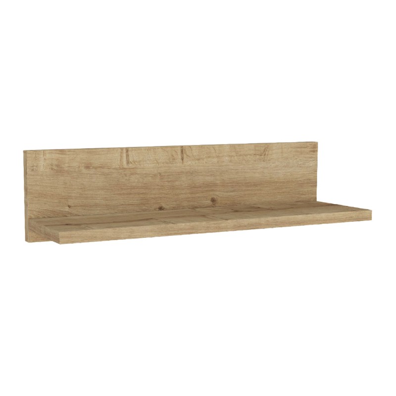 Ραφιέρα τοίχου Novella Megapap χρώμα sapphire oak 60x16,3x14,5εκ.