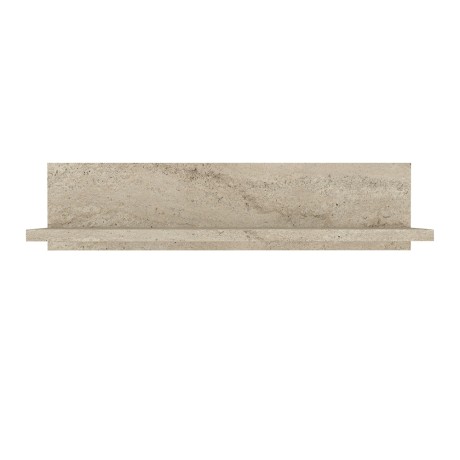 Novella Megapap melamine wall shelf in travertine color 60x16.3x14.5cm.