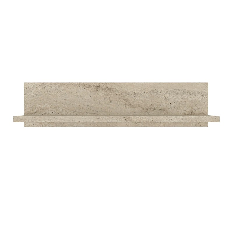 Ραφιέρα τοίχου Novella Megapap χρώμα travertine 60x16,3x14,5εκ.