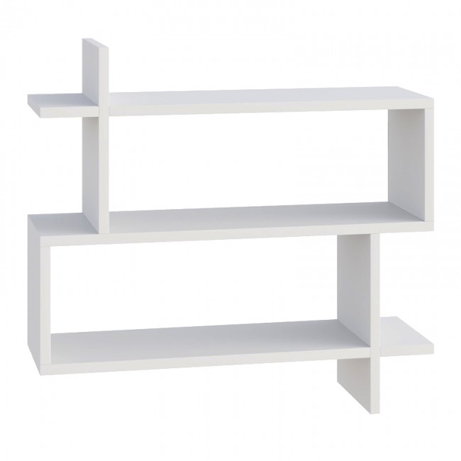 Ραφιέρα τοίχου Paralel Megapap χρώμα λευκό 70x22x65εκ. Ραφιέρα τοίχου Paralel Megapap χρώμα λευκό 70x22x65εκ.