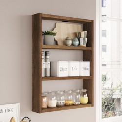 Ραφιέρα τοίχου Prena Megapap χρώμα καρυδί 43,2x9x60εκ. Ραφιέρα τοίχου Prena Megapap χρώμα καρυδί 43,2x9x60εκ.