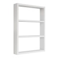 Prena Megapap melamine wall shelf in white 43.2x9x60cm.