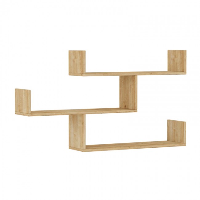 Ραφιέρα τοίχου Tibet Megapap χρώμα φυσικό οξιάς 119x22x66εκ. Ραφιέρα τοίχου Tibet Megapap χρώμα φυσικό οξιάς 119x22x66εκ.