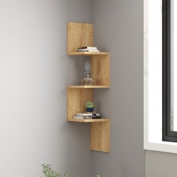 Ραφιέρα τοίχου Zikzak Megapap χρώμα sapphire oak 25x25x105,4εκ. Ραφιέρα τοίχου Zikzak Megapap χρώμα sapphire oak 25x25x105,4εκ.
