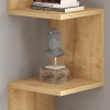 Ραφιέρα τοίχου Zikzak Megapap χρώμα sapphire oak 25x25x105,4εκ. Ραφιέρα τοίχου Zikzak Megapap χρώμα sapphire oak 25x25x105,4εκ.