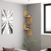 Ραφιέρα τοίχου Zikzak Megapap χρώμα sapphire oak 25x25x105,4εκ. Ραφιέρα τοίχου Zikzak Megapap χρώμα sapphire oak 25x25x105,4εκ.