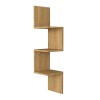 Ραφιέρα τοίχου Zikzak Megapap χρώμα sapphire oak 25x25x105,4εκ. Ραφιέρα τοίχου Zikzak Megapap χρώμα sapphire oak 25x25x105,4εκ.