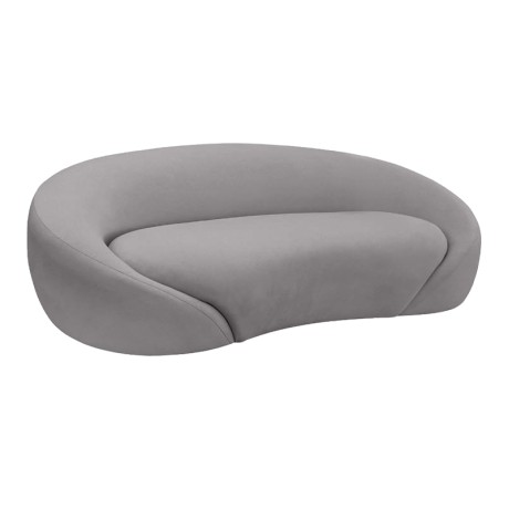 RAMON 3-Seater Sofa Grey Fabric