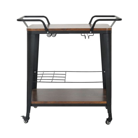 RELIX Trolley Bar-Pro Walnut/Metal Black