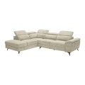 ROMEO Left Facing Corner-Relax Sofa, Beige Fabric
