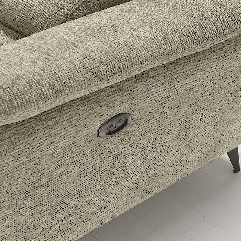 ROMEO Left Facing Corner-Relax Sofa, Beige Fabric