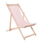 Deckchair Unpainted Beech/Textilene Ecru