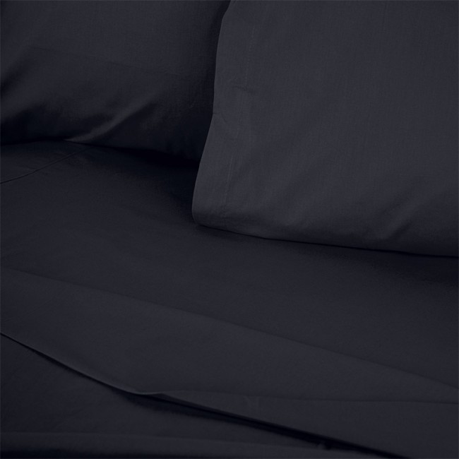 Σεντόνι Tonne Cotton Box Μονό (180x240) χρώμα μαύρο