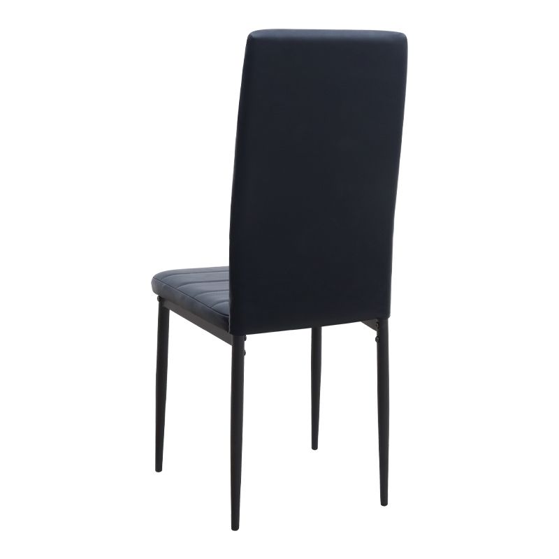 Dining room set 5pcs Bohema - Rosa Megapap sepet oak color - black Ø90x77.7cm.