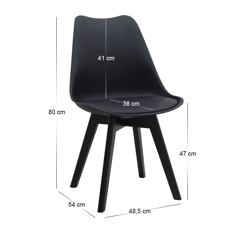Dining room set 5pcs Bohema - Viva Megapap sepet oak color - black Ø90x77.7cm.