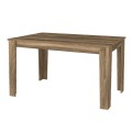 Dining room set 5pcs Darlen - Christy Megapap walnut color - olive 125x72x74cm.