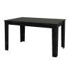 Σετ τραπεζαρία 5τμχ Darlen - Fina Megapap χρώμα sencron black - ανθρακί 125x72x74εκ.