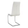 Σετ τραπεζαρία 5τμχ Darlen - Vela Megapap χρώμα sencron black - λευκό 125x72x74εκ.