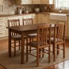 Dining set Bergen Megapap 5 pcs solid wood - MDF extendable table 120/150x68x77cm.