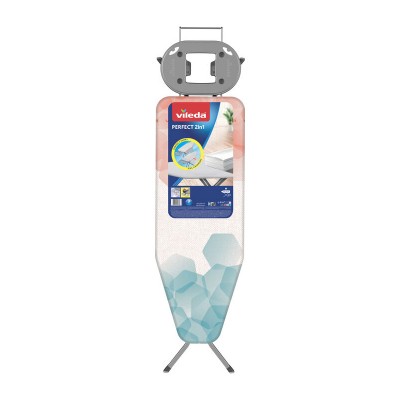 Σιδερώστρα μεταλλική Perfect 2in1 Vileda χρώμα γκρι 122x44x76/97εκ.