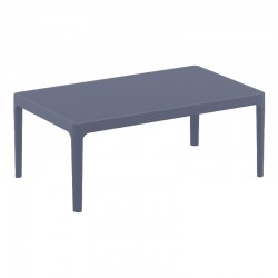 ΣΚΑΙ ΤΡΑΠΕΖΙ 100Χ60Χ40εκ. DARK GREY ΠΟΛ/ΝΙΟΥ - 20.0276