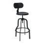 BRUNO Bar Stool Steel Black