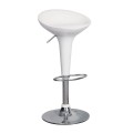 DISCO Bar Stool ABS White/Chromed Base