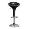 DISCO Bar Stool ABS Black/Chromed Base