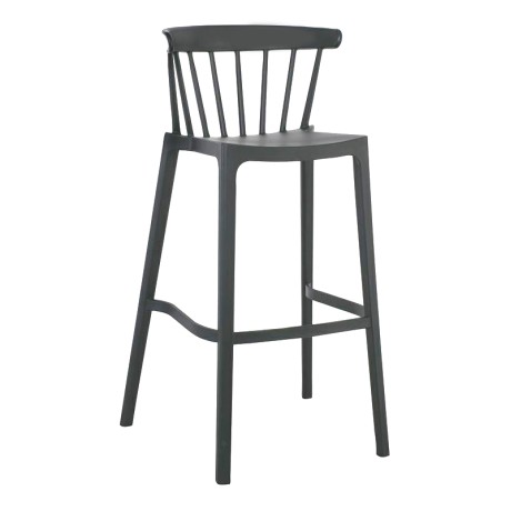 WEST Bar Stool PP-UV Black