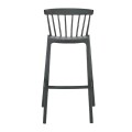 WEST Bar Stool PP-UV Black