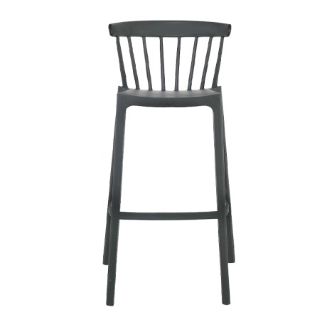 WEST Bar Stool PP-UV Black