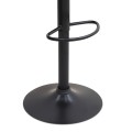 Carmelo Megapap bar stool with adjustable height made of velvet rotten apple color 45x42x90/113cm.