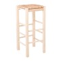 TAVERNA Bar Stool Unpainted with Rush Seat