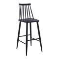 LAVIDA Bar Stool Metal & PP Black Color