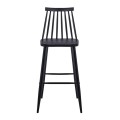 LAVIDA Bar Stool Metal & PP Black Color