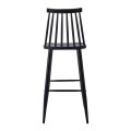 LAVIDA Bar Stool Metal & PP Black Color
