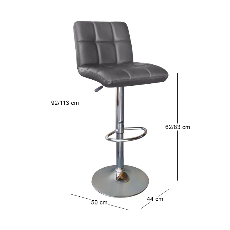 LINO Bar Stool Pu Anthracite