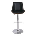 NUMAN Bar Stool Chrome/Pu Black