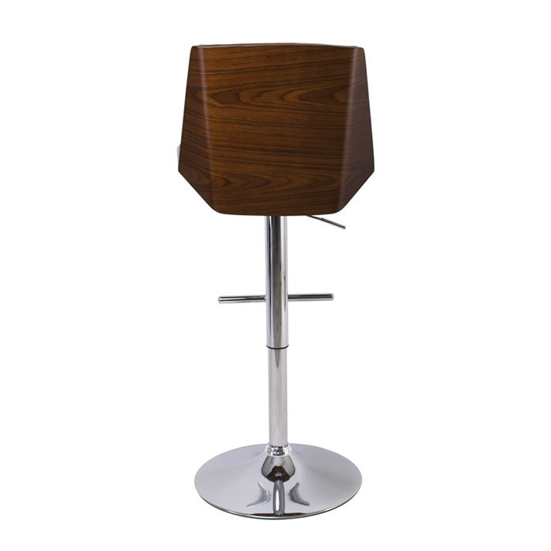 NUMAN Bar Stool Chrome/Pu Black