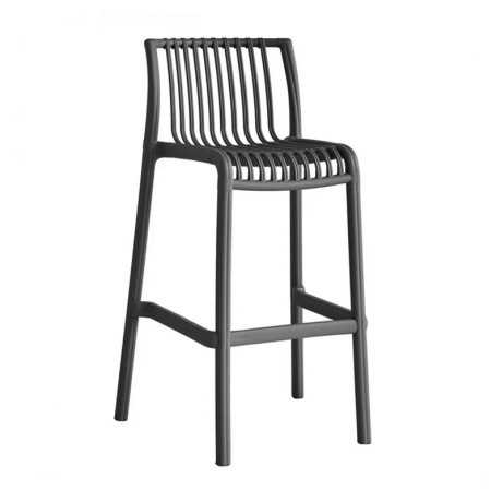 MODENA Stackable Bar Stool PP-UV Anthracite