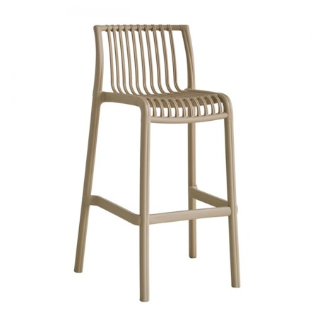 MODENA Stackable Bar Stool PP-UV Tortora