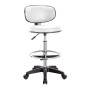 BF406 Reception-Cashier Bar Stool, Pu White