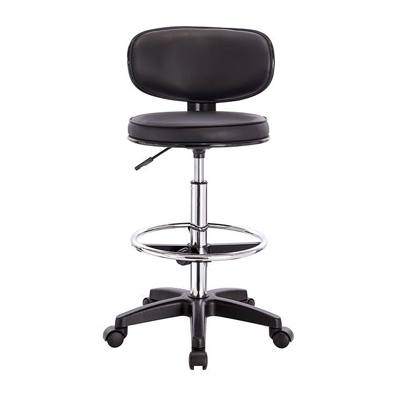 BF406 Reception-Cashier Bar Stool, Pu Black