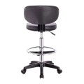 BF406 Reception-Cashier Bar Stool, Pu Black
