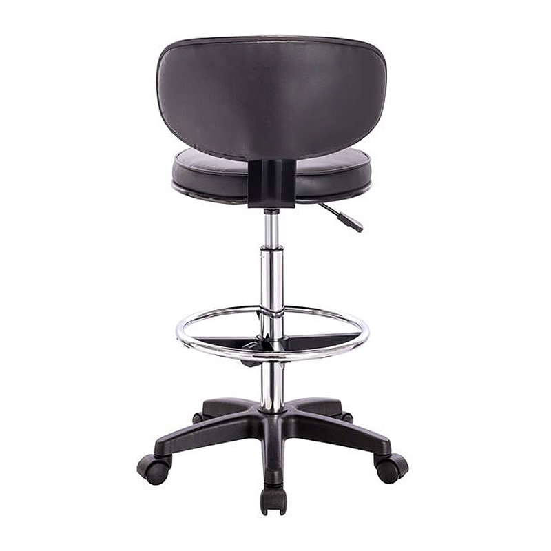 BF406 Reception-Cashier Bar Stool, Pu Black