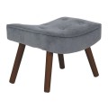 ALMA Stool Walnut/Velure Grey (K/D)