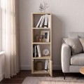 Στήλη - Βιβλιοθήκη Eldorado Megapap χρώμα sapphire oak 33,2x29,6x100εκ.