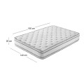 MATTRESS 140x190/28cm Bonnell Spring+Foam 2-side