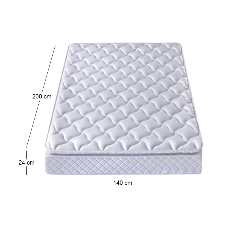 MATTRESS Bonnell Spring+Top Foam 140x200/24cm (Roll Pack)